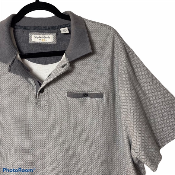 English Laundry Men’s Grey Polo - Picture 2 of 4